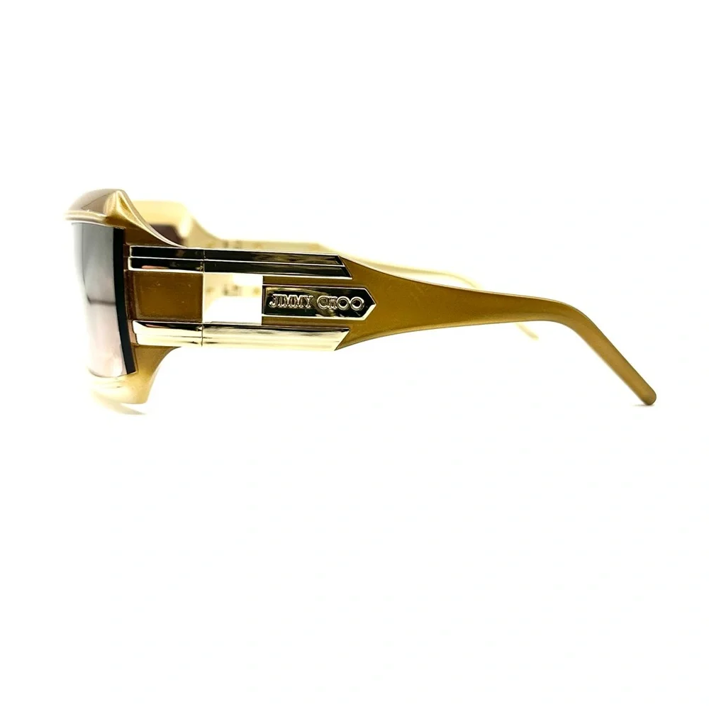 Jimmy Choo Sunglasses Sparks / S Rectangle w/ Gold Acetone Unisex